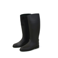 CHOCOLATE KNEE HIGH GUM BOOT 1X37, 2X38, 2X39, 1X40