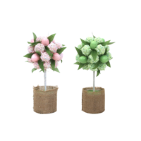 2A 20CM EASTER TOPIARY POT PINK, MINT