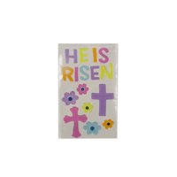 HE IS RISEN GEL WINDOW CLING