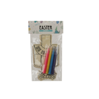 DIY HE IS RISEN CROSS W/COLOUR MARKERS