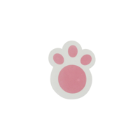 12PK 12X15CM BUNNY FEET PRINTS