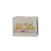 MED 17.8X22X9.8CM EASTER CHICKS GIFT BAG