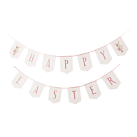 2.5M PINK BUNNY HAPPY EASTER BUNTING