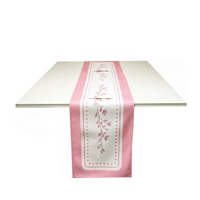 33X180CM PINK BALLERINA TABLE RUNNER