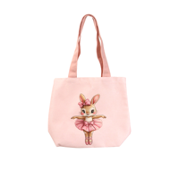 16X18X8CM PINK BALLERINA CANVAS BAG