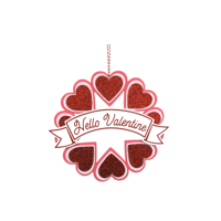 22X19.5X1CM MDF HEART SIGN
