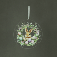 18CM ACRYLIC HANGING EASTER DEC