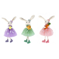 3A 18CM EASTER BUNNY HANGING FAIRIES