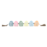 80X10X3.5CM  EASTER SIGN