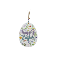 15X20X0.8CM HAPPY EASTER HANGING SIGN