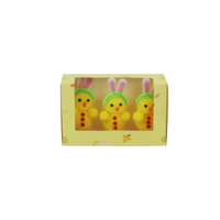3PK 7CM CHICKS IN BOX W/PDQ