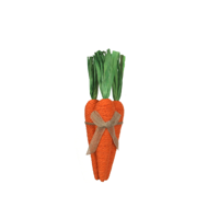 3PK 22CM JUTE CARROTS