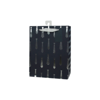 MED 18X23X10CM FOIL TIE GIFT BAG