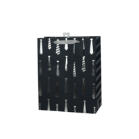 LRG 26X32X12CM FOIL TIE GIFT BAG