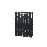 XL 31X42X12CM FOIL TIE GIFT BAG