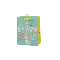 MED 18X23X10CM HAPPY EASTER GIFT BAG