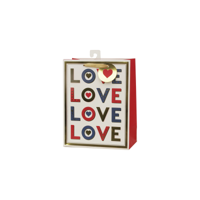 MED 18X23X10CM LOVE GIFT BAG