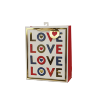 LRG 26X32X12CM LOVE GIFT BAG