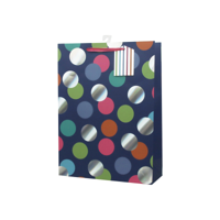 XL 31X42X12CM VIVID DOT GIFT BAG