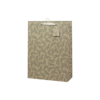 XL 31X42X12CM FERN LEAF GIFT BAG