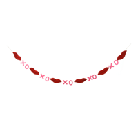 180CM VALENTINE LIPS & XOXO GARLAND