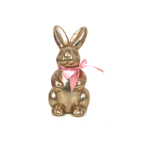 12X23CM GOLD GLITTER BUNNY