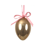 15X20CM GOLD GLITTER HANGING EGG