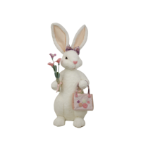 87CM WHITE MRS BUNNY