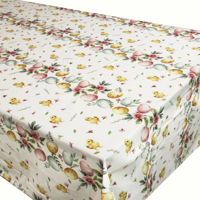 140X240CM EASTER EGG & CHICKS TABLECLOTH