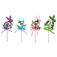 4A 26CM EASTER BUNNY PICK PINK, LAVENDER, BLUE, MINT