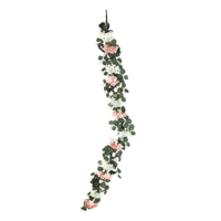 1.8M HYDRANGEA GARLAND W/EGGS PINK & WHITE