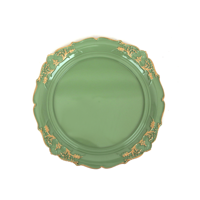 34CM SAGE MELAMINE PLATTER