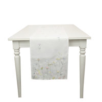 40X172CM SPRING FLORAL EMBROIDERED TABLE RUNNER