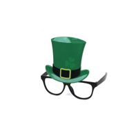 LEPRECHAUN TOP HAT PARTY GLASSES