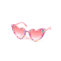 CONFETTI HEART GLASSES