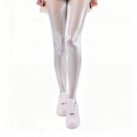 SILVER GLITTER PARTY TIGHTS