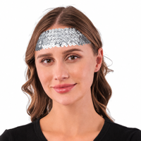 SILVER SEQUIN HEADBAND