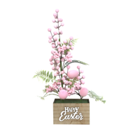 48CM PINK EGG TABLE ARRANGEMENT