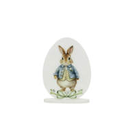 20CM MDF MR BUNNY EGG SHAPE TABLE TOP DECO