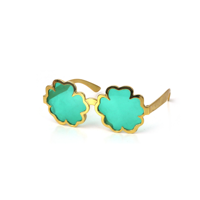 ST PATS CLOVER PARTY GLASSES