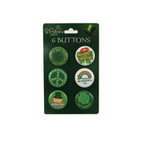 6PK ST PATS BUTTON