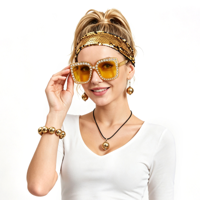 6PC GOLD DISCO DRESS UP KIT