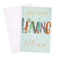 SOP SORRY YOU’RE LEAVING
