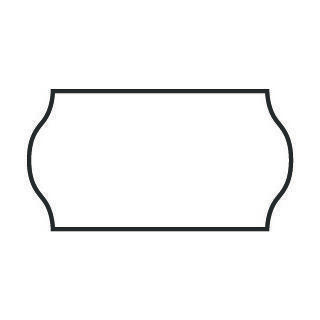 Meto BLANK Price Gun Labels 22 x 12 Removable Adhesive 1,500 Labels Per Roll - BOX=20 / EACH=1