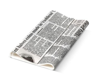 Foopak News Print Lunchwrap Greaseproof Paper 2 Cut 330mm(W) x 440mm(L) - Packet of 800