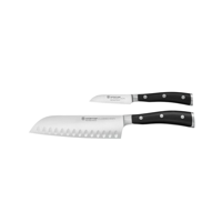 WUSTHOF CLASSIC IKON BLACK KNIFE SET 2 PIECE (1120360201W) (*28023*) =  1 X EACH