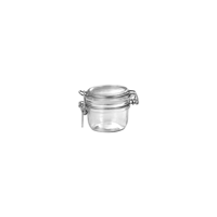 BORMIOLI ROCCO FIDO JAR TERRINE 0.125lt CLEAR LID (1.41370) (*340-008*) = PACK OF 12 X EACHES