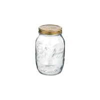 QUATTRO STAGIONI JAR 100mm, 1.0lt 86mm LID (3.65160) (*340-014*) = PACK OF 12 X EACHES