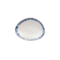 COSTA NOVA BRISA OVAL PLATE 266x225mm RIA BLUE (GOP271-RIA) (*300385*) = PACK OF 6 X EACHES