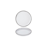 REVOL CARACTERE ROUND PLATE 210mm WHITE CUMULUS (*RV652798*) = PACK OF 4 X EACHES
